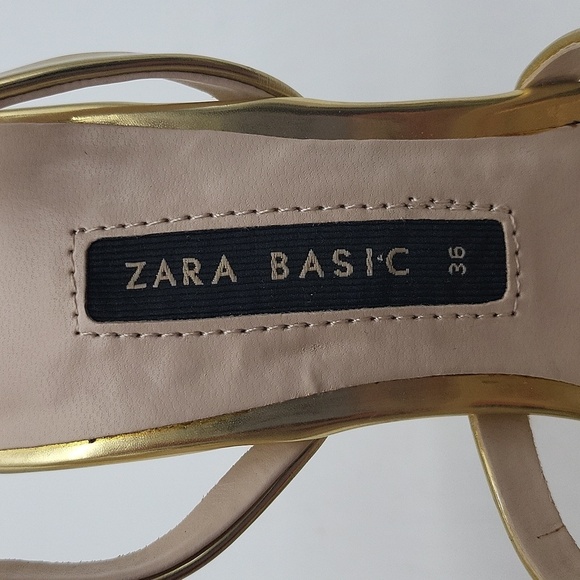 1062- Zara Basic Women's Heels Sandals Size 5.5 NWT - Picture 9 of 11
